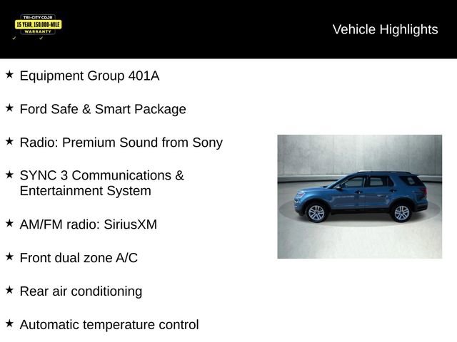 Used 2018 Ford Explorer Sport w/ Equipment Group 401A image 10