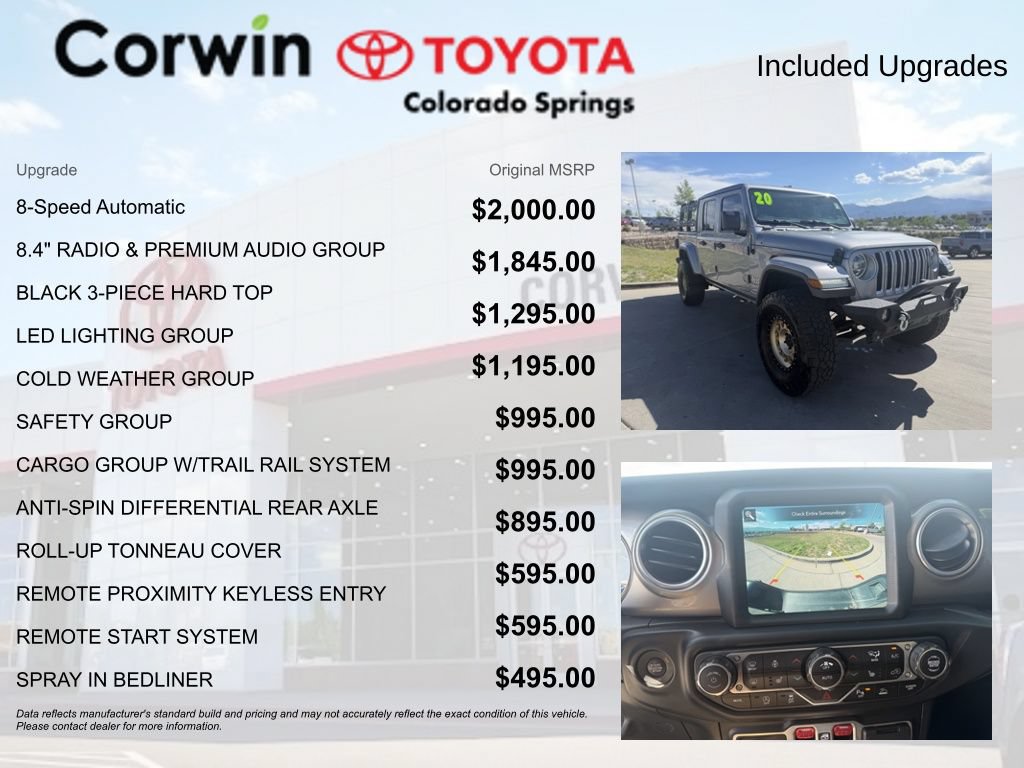 Used 2020 Jeep Gladiator Overland AWD/4WD image 4