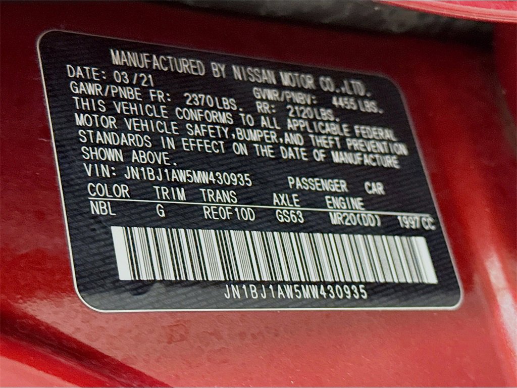 Certified 2021 Nissan Rogue Sport S image 33