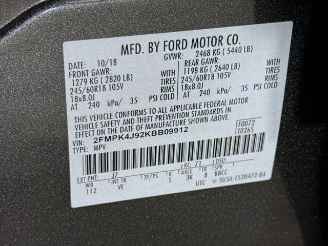 Used 2019 Ford Edge SEL w/ Equipment Group 201A AWD/4WD image 32