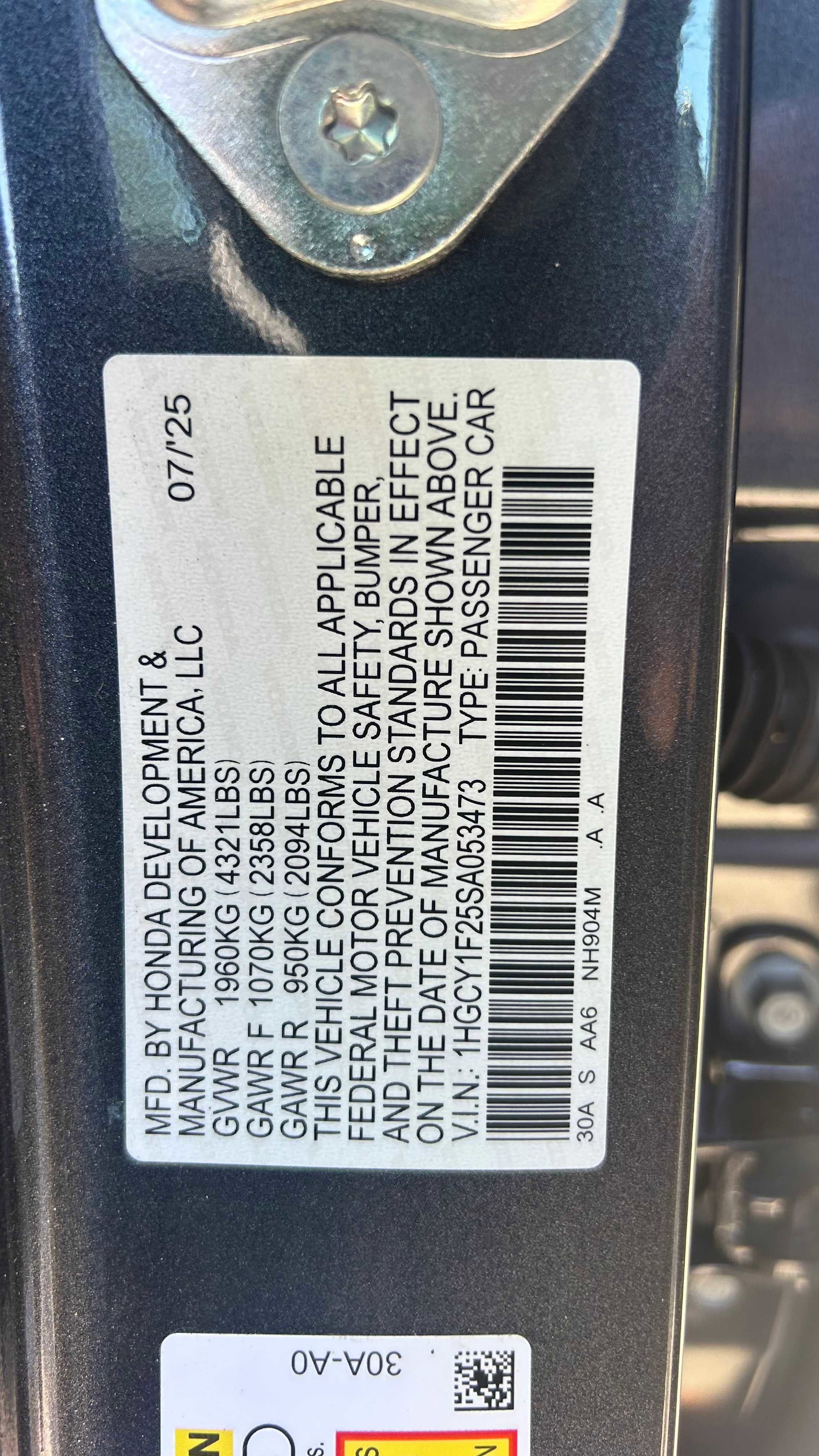 Used 2025 Honda Accord LX image 9