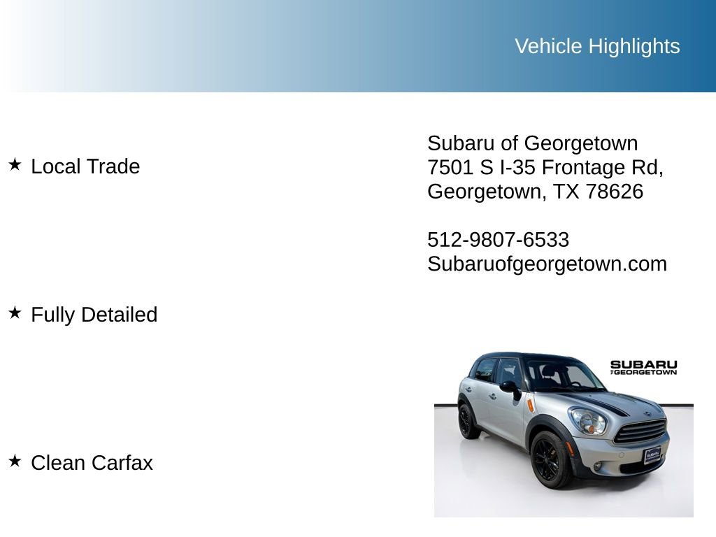 Used 2014 MINI Cooper Countryman FWD image 10