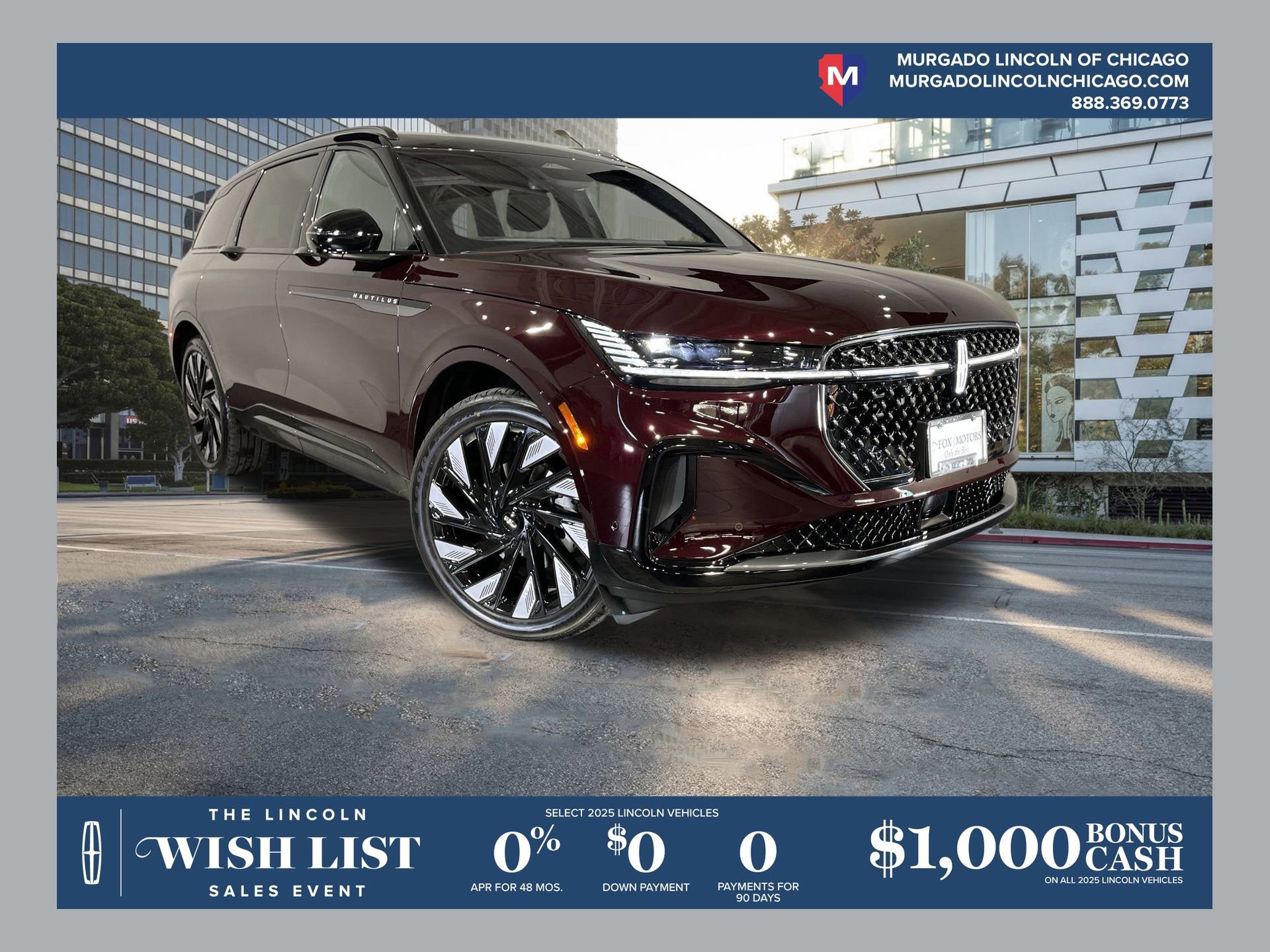 New 2024 Lincoln Nautilus Reserve w/ Equipment Group 202A