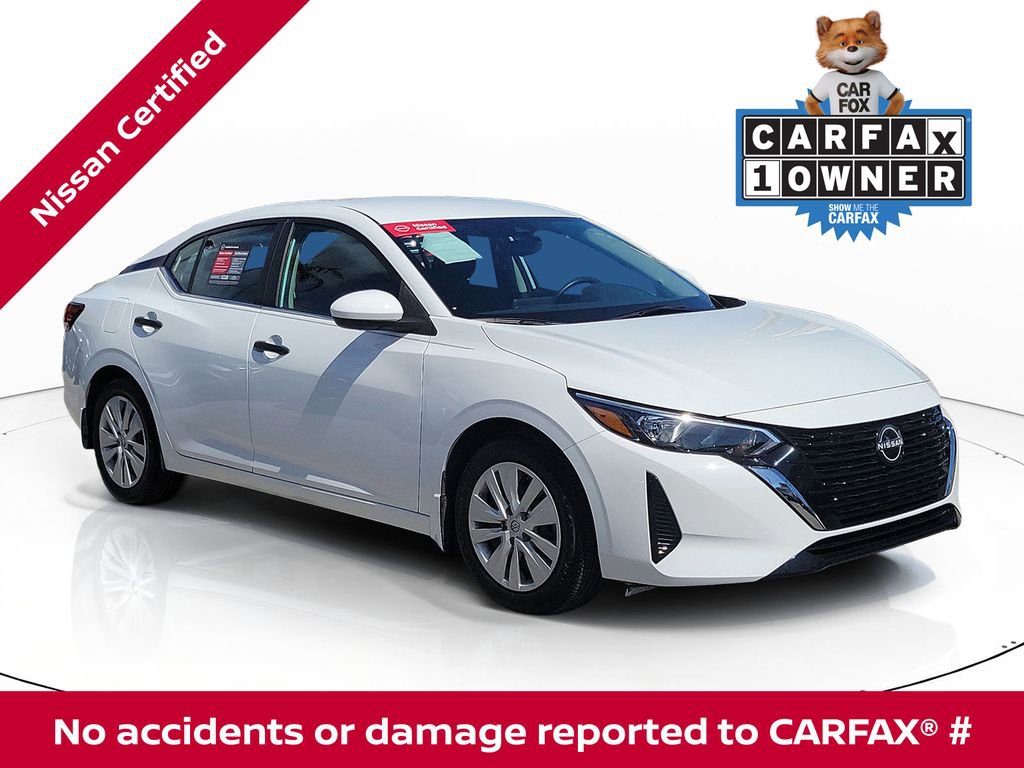 Certified 2025 Nissan Sentra S w/ Trunk Package image 1