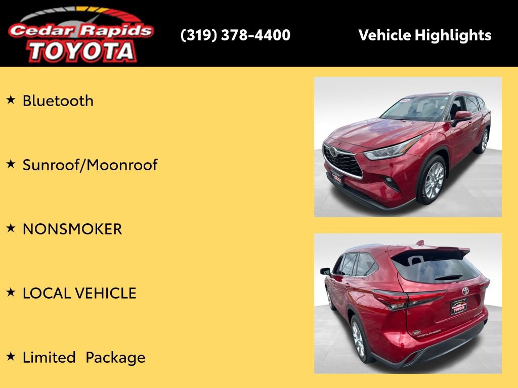 Certified 2020 Toyota Highlander Limited AWD/4WD image 23