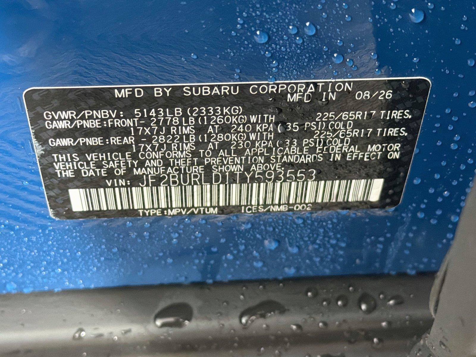 New 2026 Subaru Outback Wilderness AWD/4WD image 38