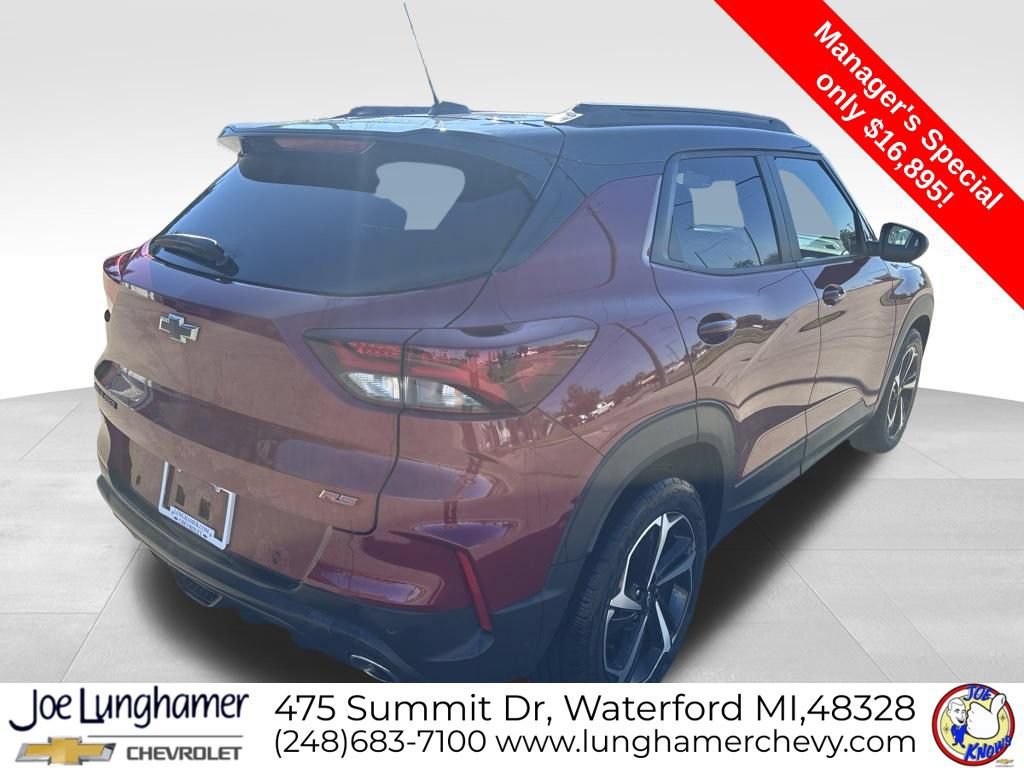 Certified 2021 Chevrolet TrailBlazer RS w/ Sun and Liftgate Package FWD image 3