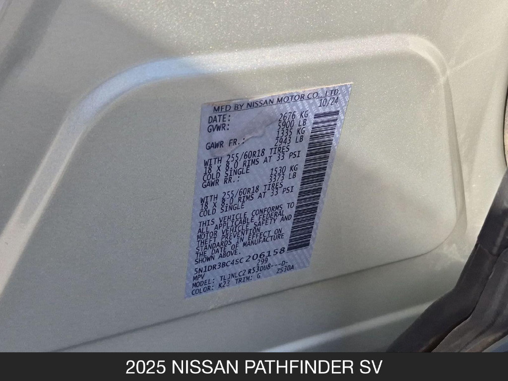 Used 2025 Nissan Pathfinder SV AWD/4WD image 26