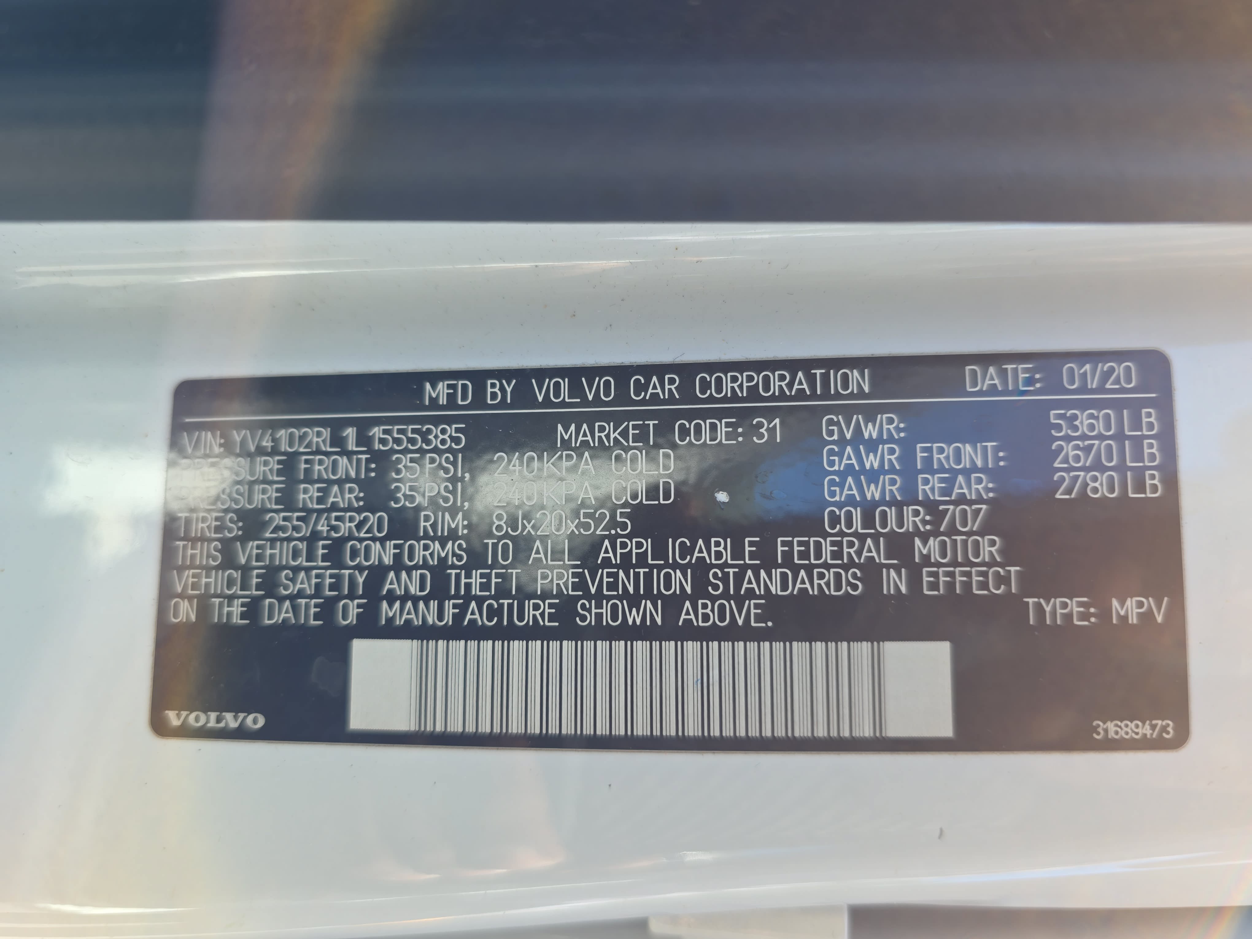 Used 2020 Volvo XC60 T5 Inscription AWD/4WD image 35