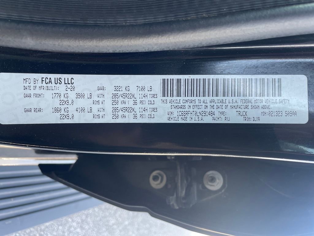 Used 2020 RAM 1500 Limited w/ Black Appearance Package image 17