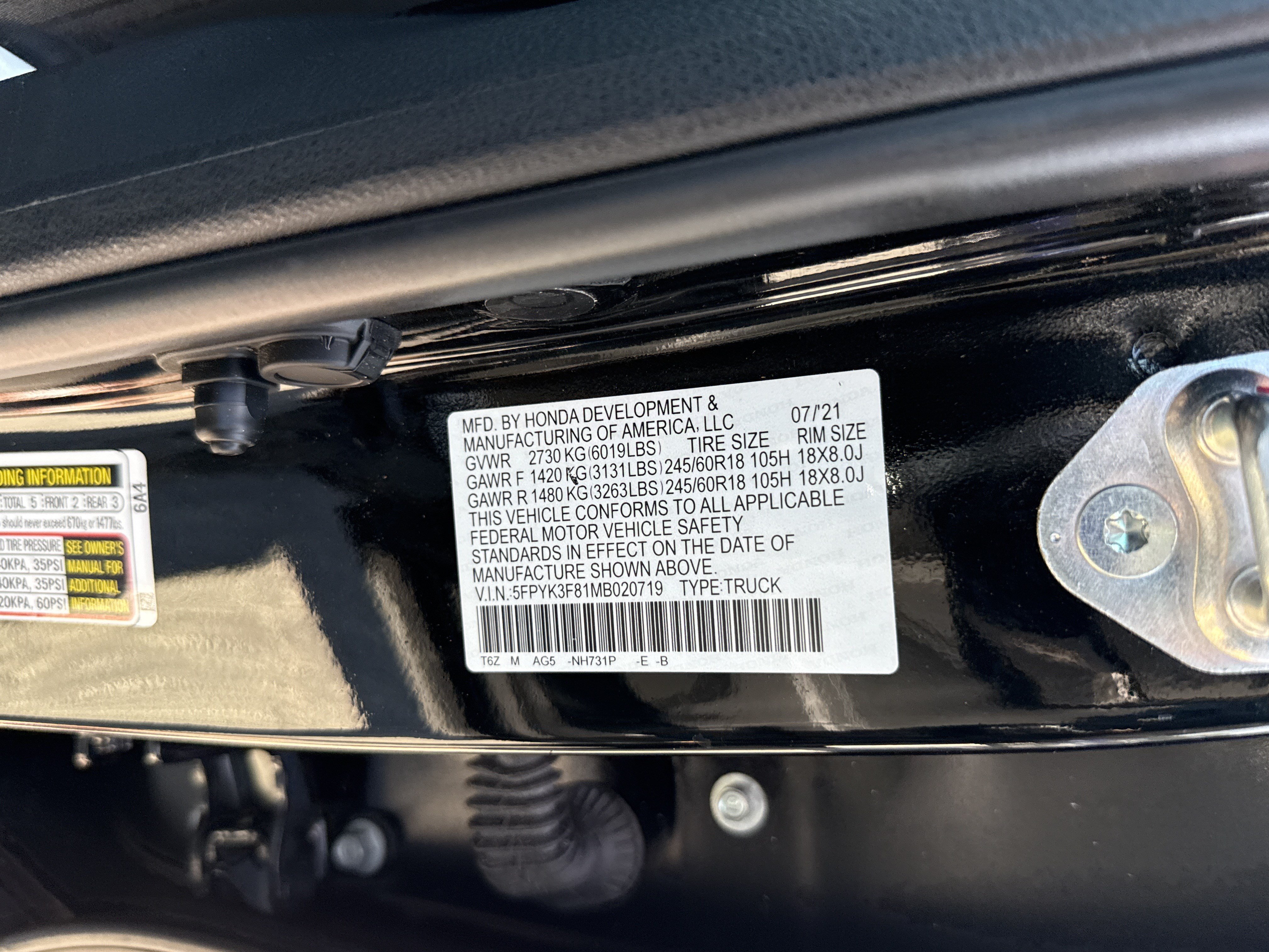 Used 2021 Honda Ridgeline Black Edition image 37