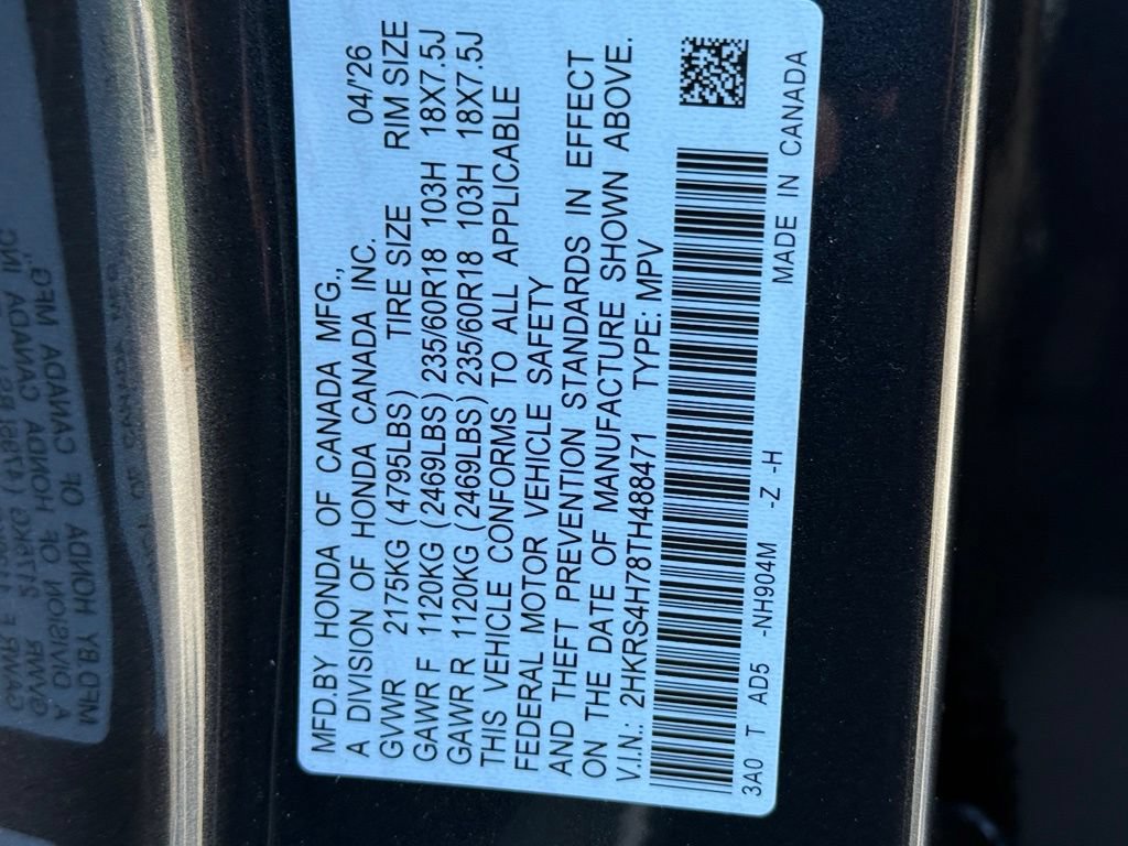 Certified 2026 Honda CR-V EX-L image 29