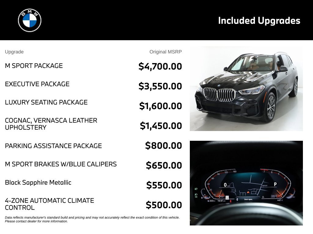 Used 2022 BMW X5 xDrive40i w/ M Sport Package AWD/4WD image 4