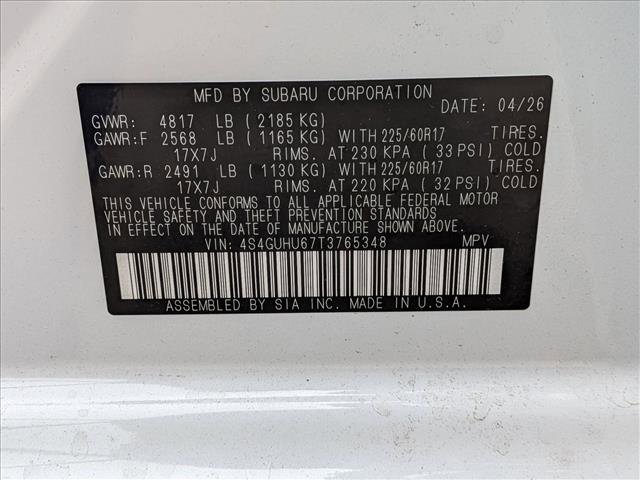 New 2026 Subaru Crosstrek 2.5i Wilderness AWD/4WD image 19