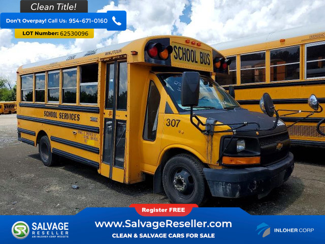Used 2012 Chevrolet Express 4500 w/ School Bus Package