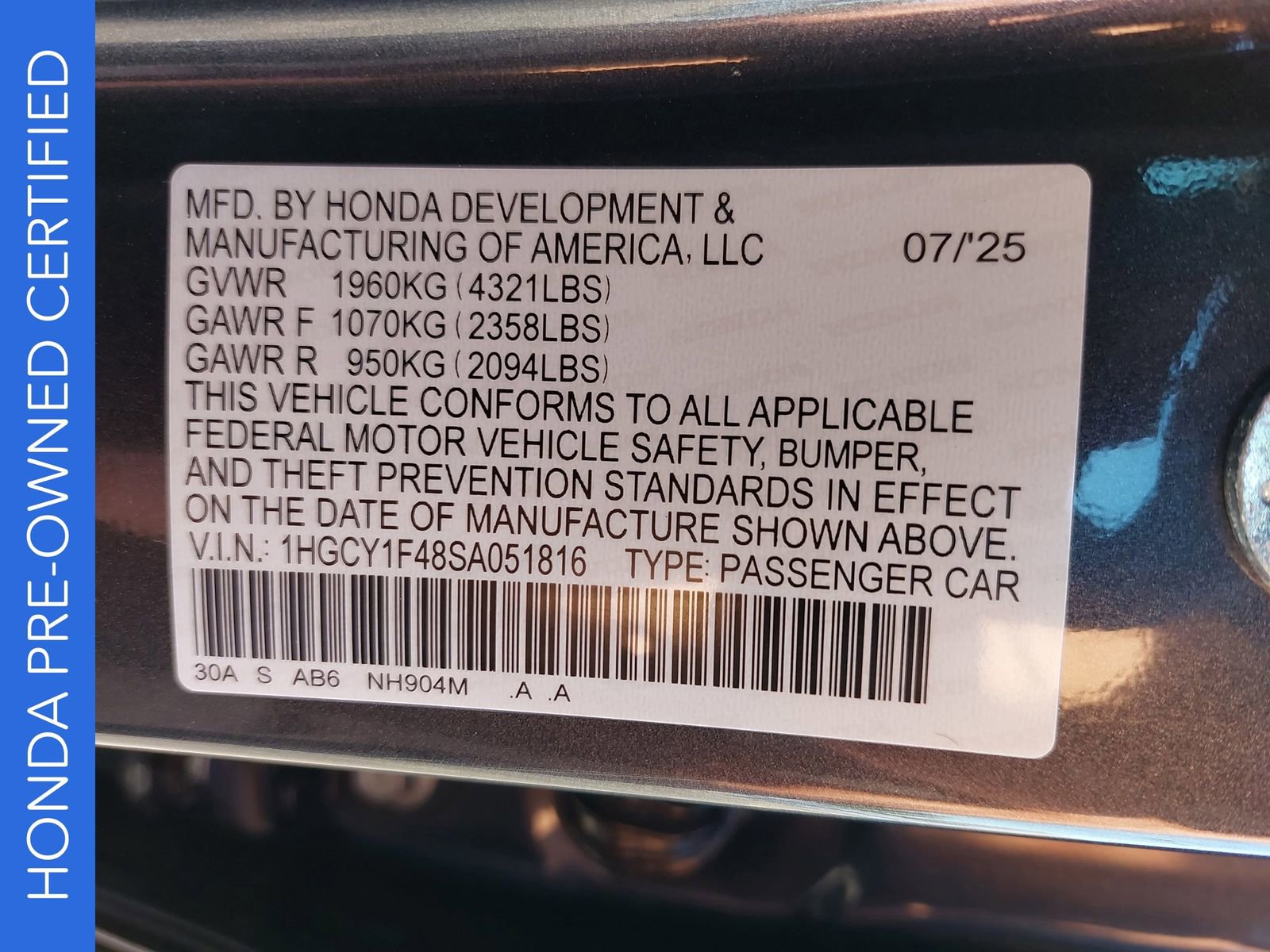 Used 2025 Honda Accord SE image 37