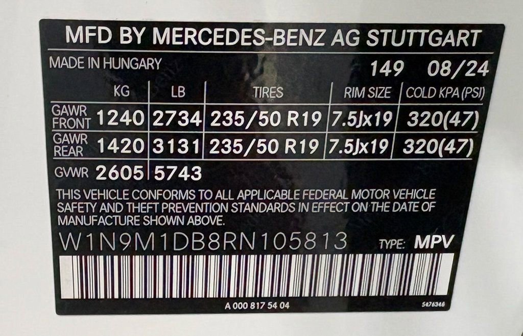 Certified 2024 Mercedes-Benz EQB 350 4MATIC SUV image 34