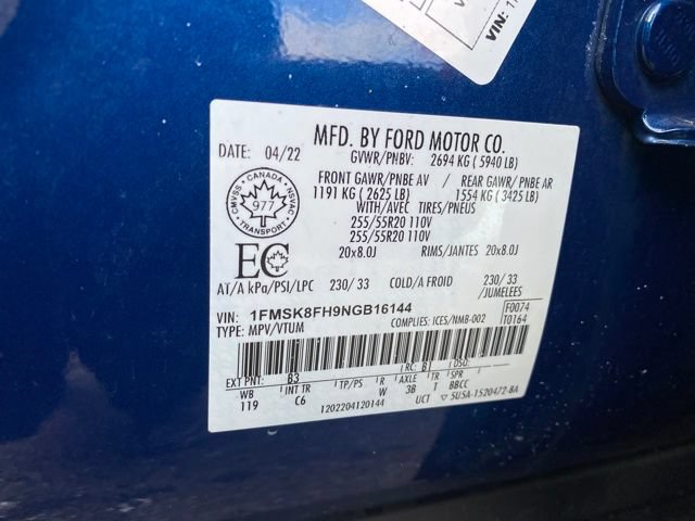 Used 2022 Ford Explorer Limited AWD/4WD image 25