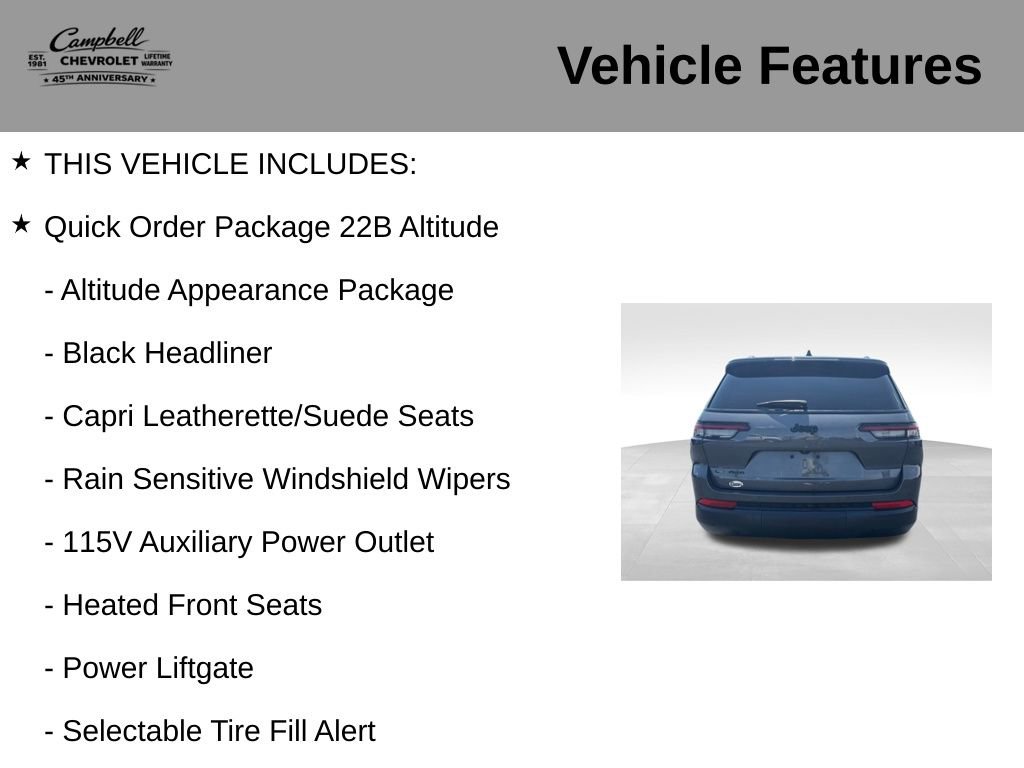 Used 2023 Jeep Grand Cherokee L Laredo AWD/4WD image 5
