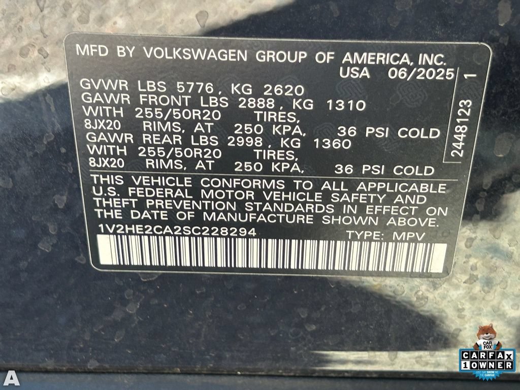 Used 2025 Volkswagen Atlas Cross Sport SE AWD/4WD image 12