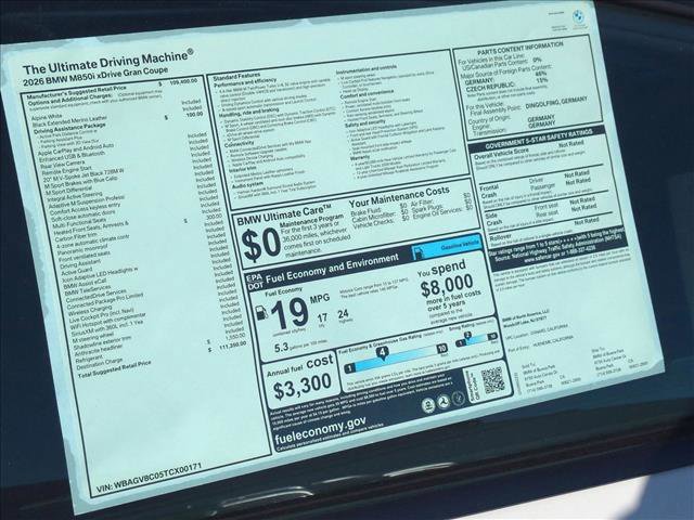 New 2026 BMW M850i xDrive w/ Driving Assistance Package image 18