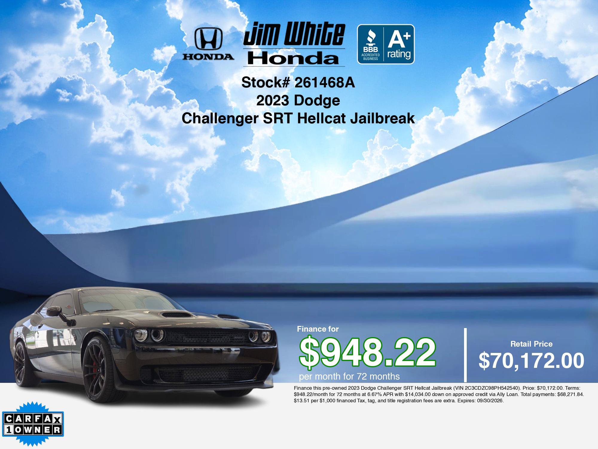 Used 2023 Dodge Challenger SRT Hellcat RWD image 32
