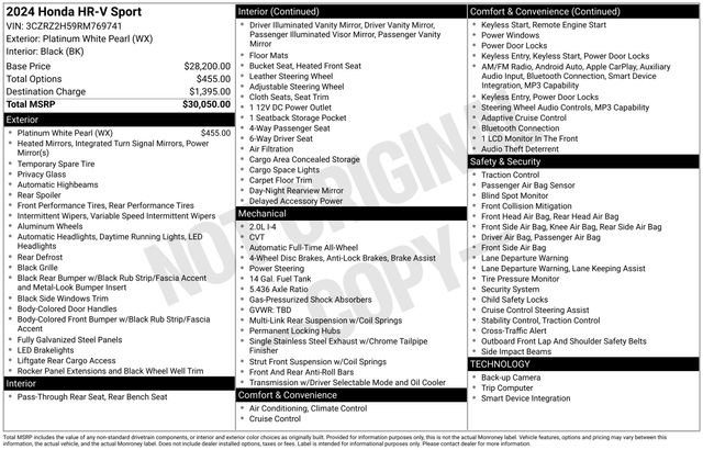 Used 2024 Honda HR-V Sport image 33
