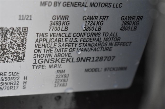 Certified 2022 Chevrolet Suburban RST w/ Sport Performance Package image 43