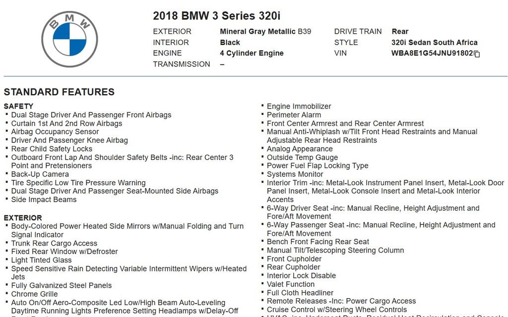 Used 2018 BMW 320i Sedan RWD image 17
