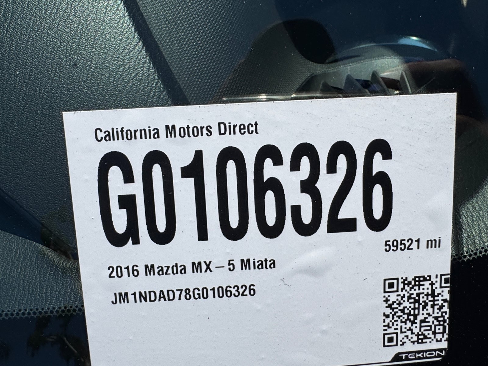 Used 2016 MAZDA MX-5 Miata Grand Touring RWD image 19