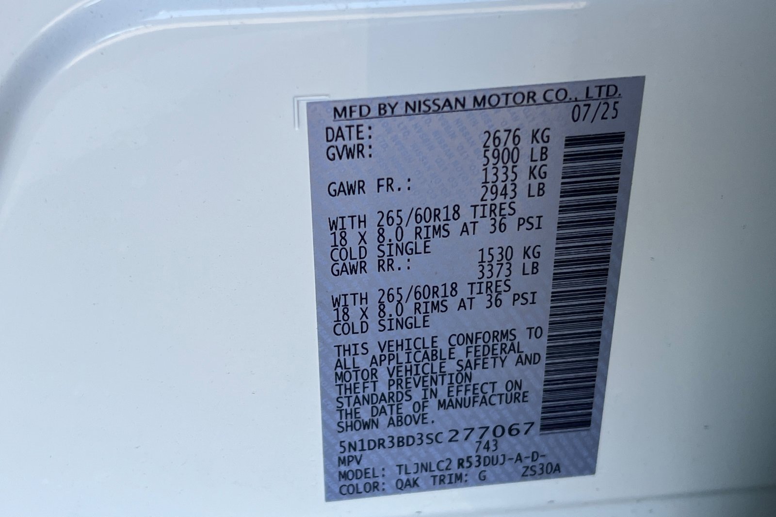 Certified 2025 Nissan Pathfinder Rock Creek image 58