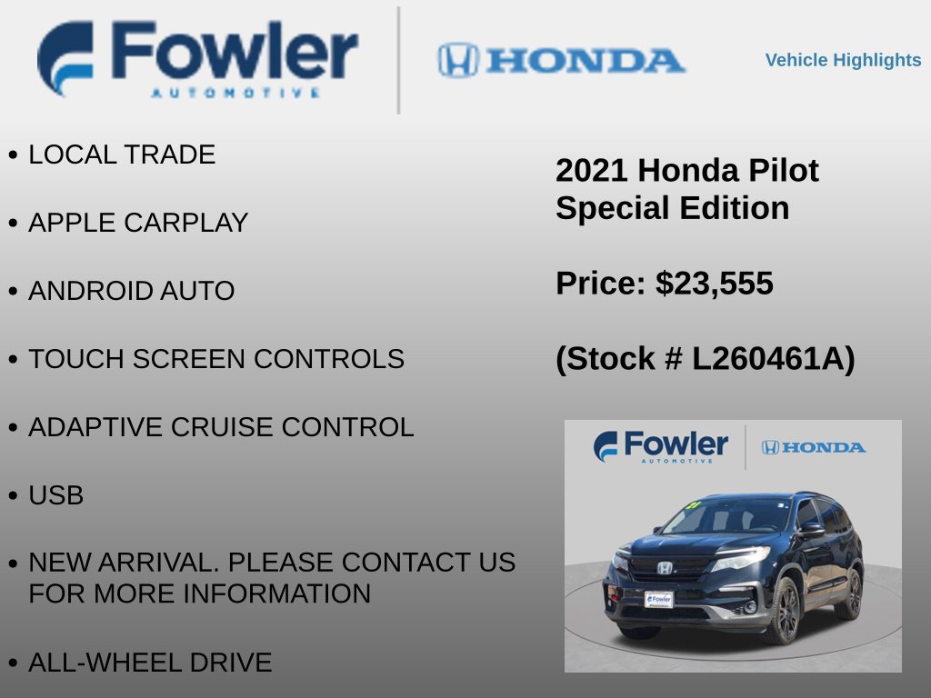 Used 2021 Honda Pilot Special Edition image 8