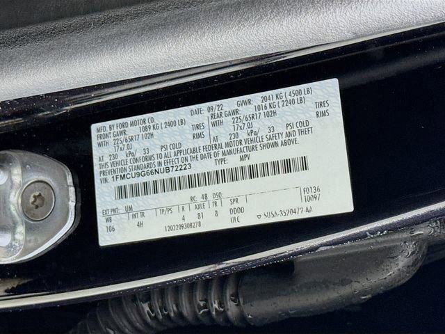 Certified 2022 Ford Escape SE w/ Convenience Package image 30