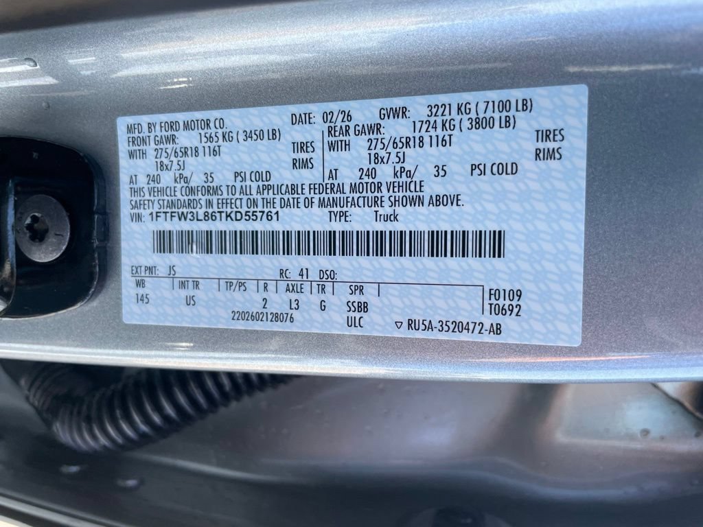 New 2026 Ford F150 XLT w/ Equipment Group 302A MID AWD/4WD image 45