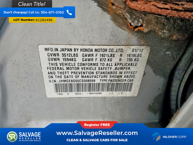 Used 2012 Honda Fit Sport image 16