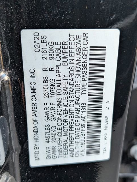 Certified 2020 Acura TLX w/ A-SPEC Pkg image 34