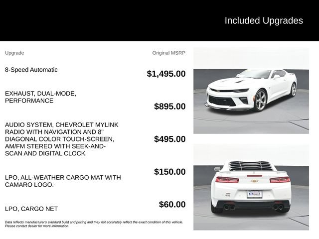 Used 2017 Chevrolet Camaro SS RWD image 9