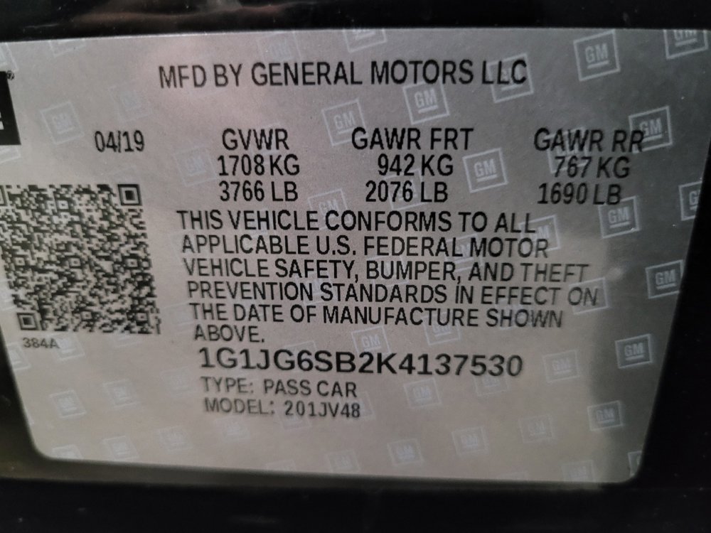 Used 2019 Chevrolet Sonic LT FWD image 33