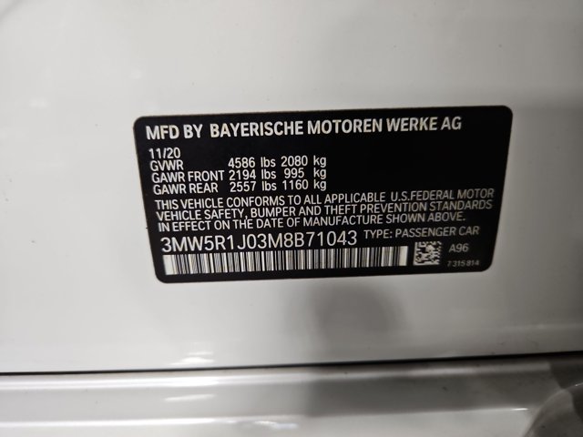 Used 2021 BMW 330i Sedan w/ Convenience Package RWD image 26