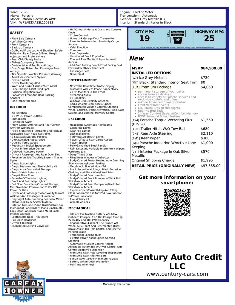 Used 2025 Porsche Macan 4S Electric AWD/4WD image 95