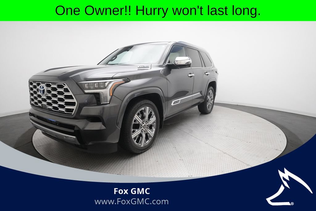 Used 2023 Toyota Sequoia Capstone AWD/4WD image 1