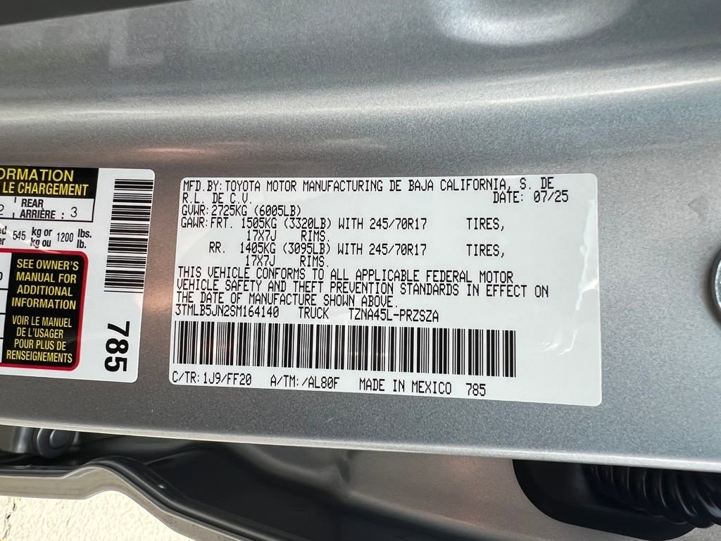 Certified 2025 Toyota Tacoma SR5 image 43