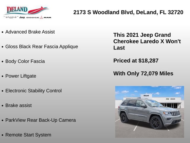 Used 2021 Jeep Grand Cherokee Laredo X RWD image 44