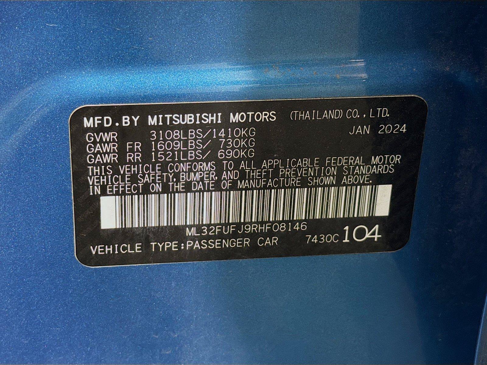 Used 2024 Mitsubishi Mirage G4 ES FWD image 37