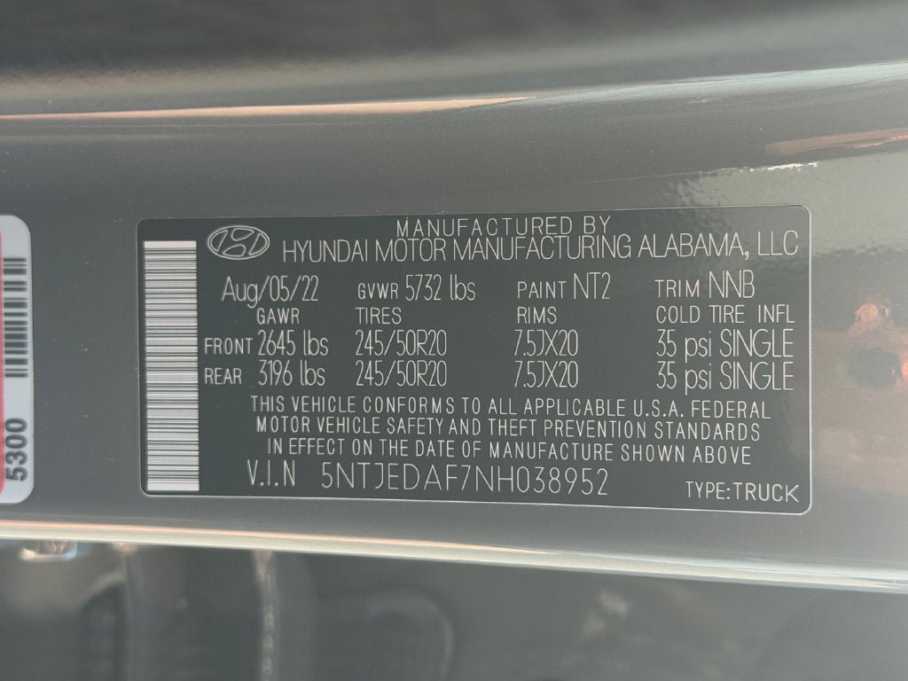 Used 2022 Hyundai Santa Cruz Limited AWD/4WD image 37