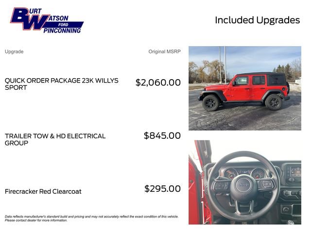 Used 2021 Jeep Wrangler Unlimited Sport image 3