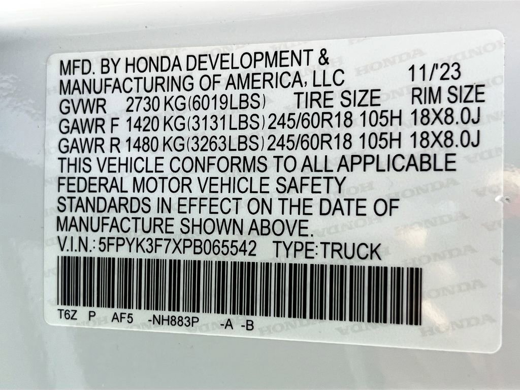 Used 2023 Honda Ridgeline RTL-E image 35