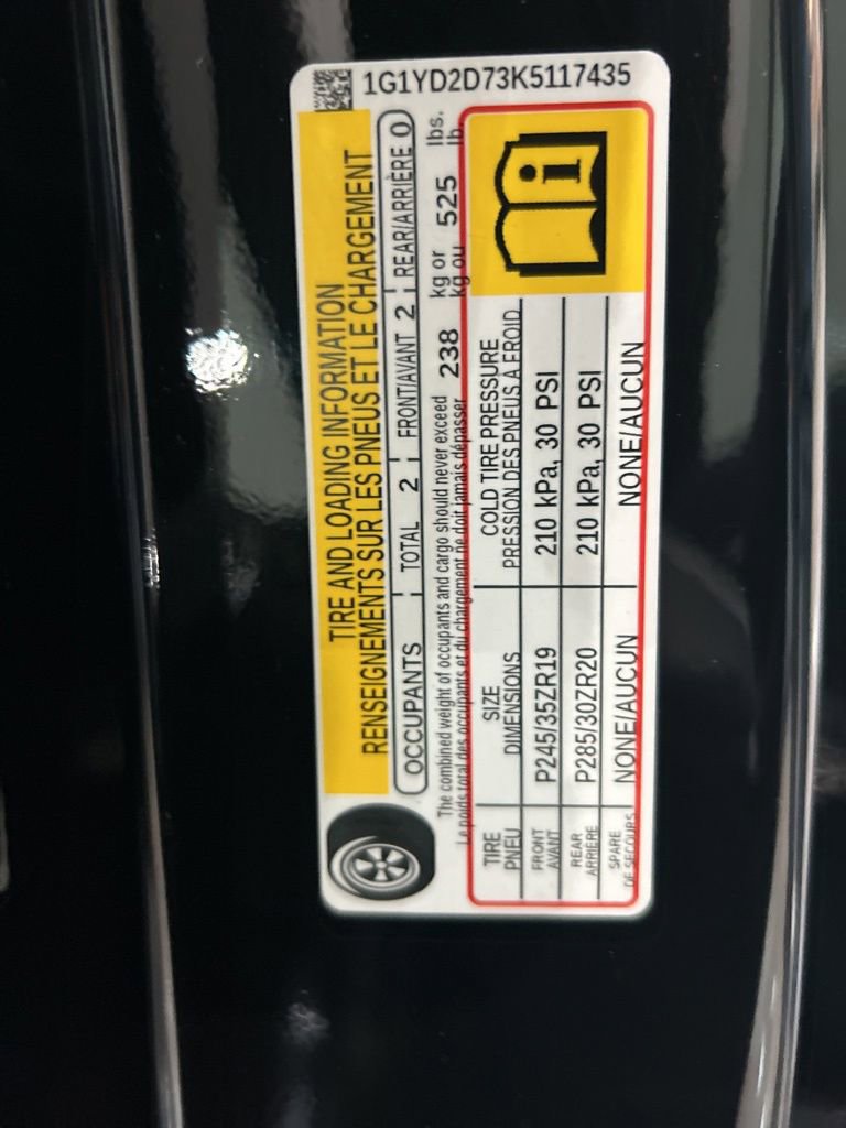 Used 2019 Chevrolet Corvette Stingray Coupe w/ 2LT Preferred Equipment Group image 49