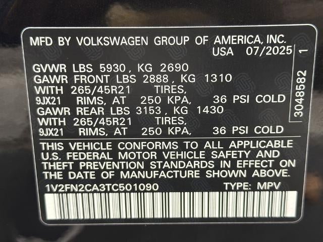 Used 2026 Volkswagen Atlas SEL Premium R-Line AWD/4WD image 39