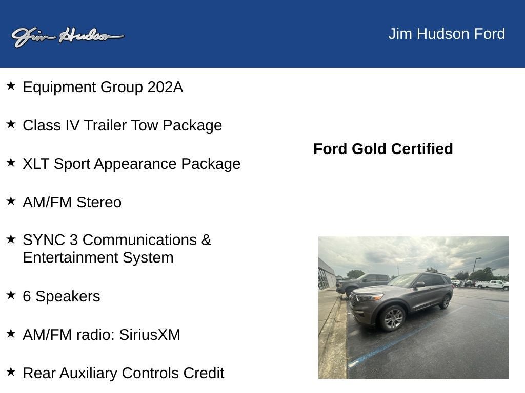 Used 2022 Ford Explorer XLT w/ Equipment Group 202A AWD/4WD image 9